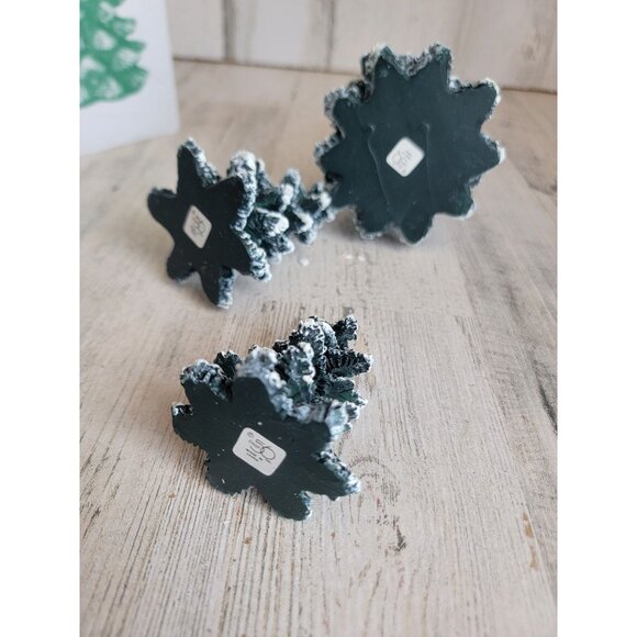 Dept 56 52051 Evergreen tree cold cast porcelain village accessory xmas - Picture 5 of 6